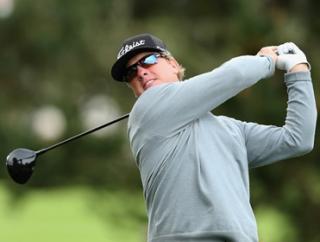 Charlie Hoffman - a penalty kick for his first round 3-ball?